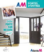 Front catalogue Bois AtlanteM Catalogue porte d'entrée Bois AtlanteM