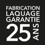 garantie 25 ans laquage logo